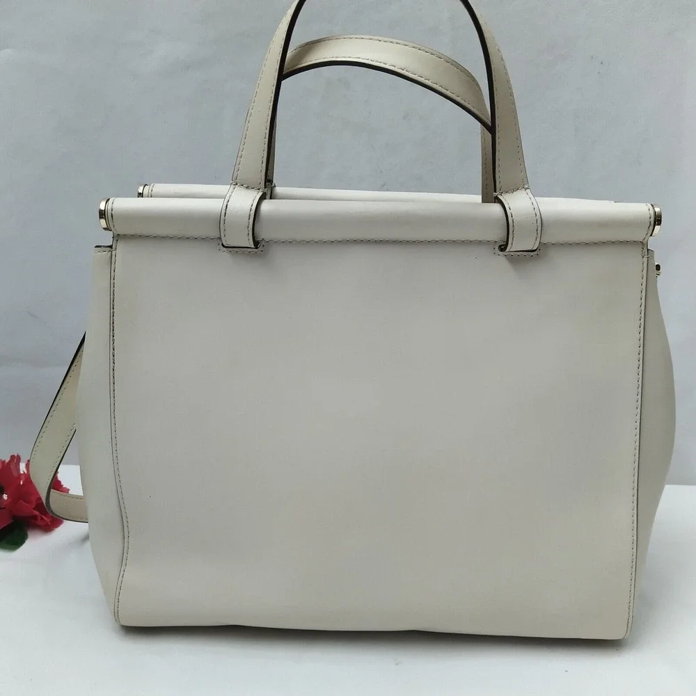 Kate Spade Royal Place Off-white Cream Double Handle Satchel Bag